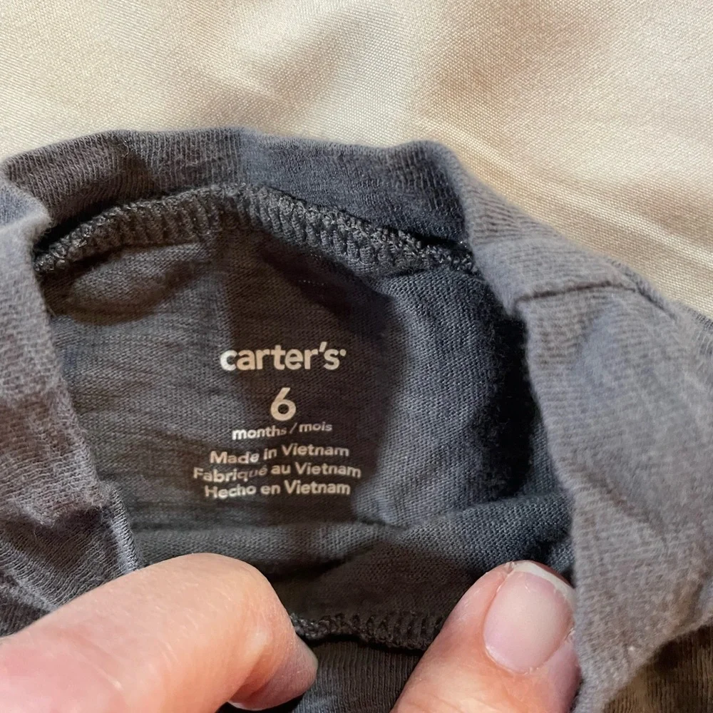 Carter’s Boys’ Onesies and Pants Sets - Gray‎ and Blue, Size 6 month